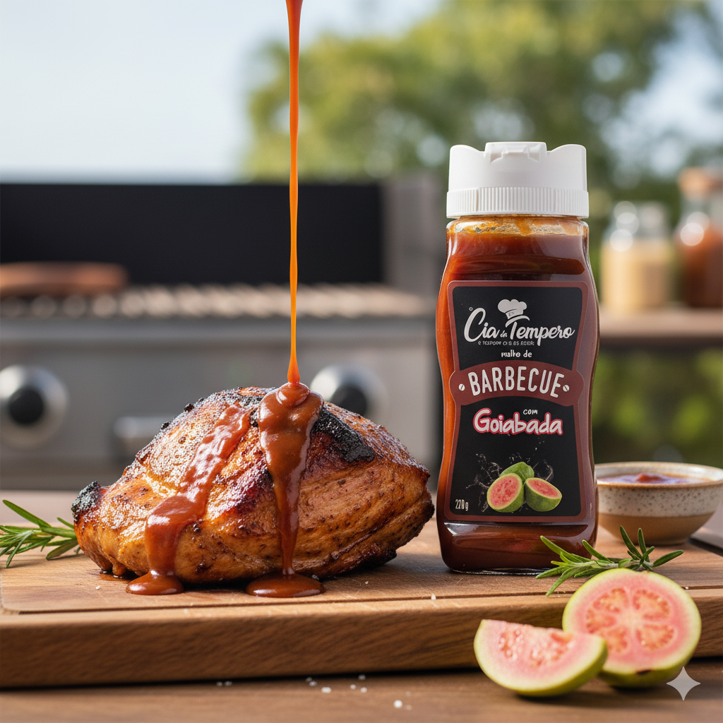 Molho Barbecue Com Goiabada 200ml - CIA DO TEMPERO